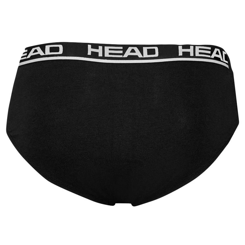 HEAD 2-pack herenslips basic zwart HEAD 2-pack Herenslips Basic Zwart -Boxers Winkel