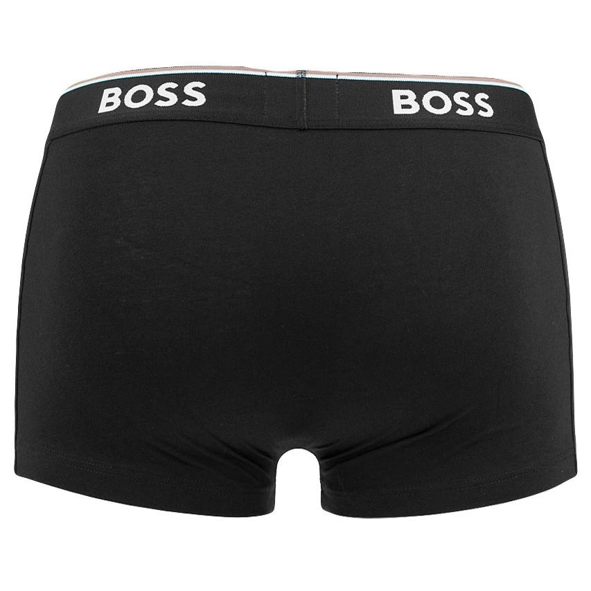 Hugo Boss BOSS power 3-pack boxer trunks grijs & zwart Hugo Boss BOSS Power 3-pack Boxer Trunks Grijs & Zwart -Boxers Winkel