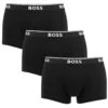 Hugo Boss Power 3-pack Boxer Trunks Zwart