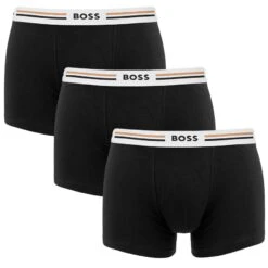 Hugo Boss BOSS Revive 3-pack Boxer Trunks Zwart