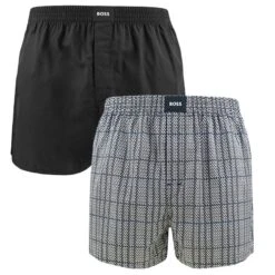 Hugo Boss BOSS 2-pack Wijde Boxershorts Basic Print Multi