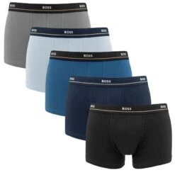 Hugo Boss BOSS Essential 5-pack Boxer Trunks Multi V