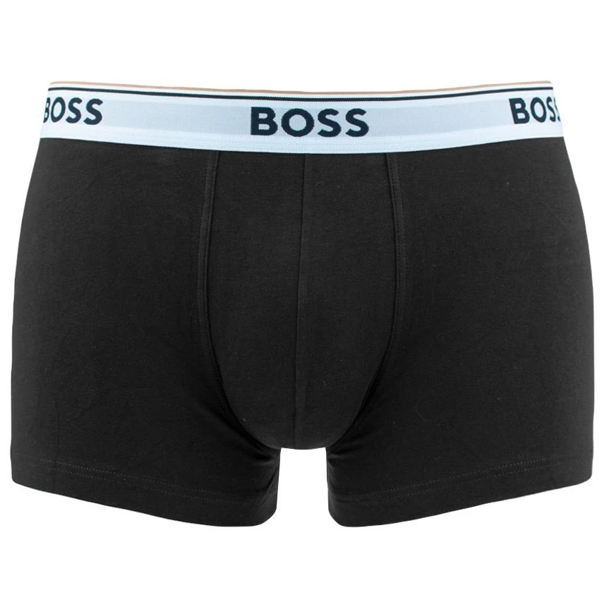 Hugo Boss BOSS power 3-pack boxer trunks basic combi zwart IV Hugo Boss BOSS Power 3-pack Boxer Trunks Basic Combi Zwart IV -Boxers Winkel