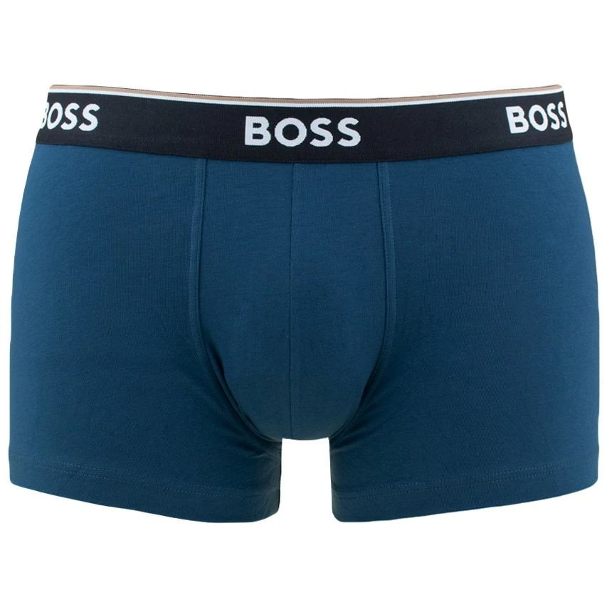 Hugo Boss BOSS power 3-pack boxer trunks basic blauw II Hugo Boss BOSS Power 3-pack Boxer Trunks Basic Blauw II -Boxers Winkel