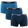 Hugo Boss BOSS Power 3-pack Boxer Trunks Basic Blauw II