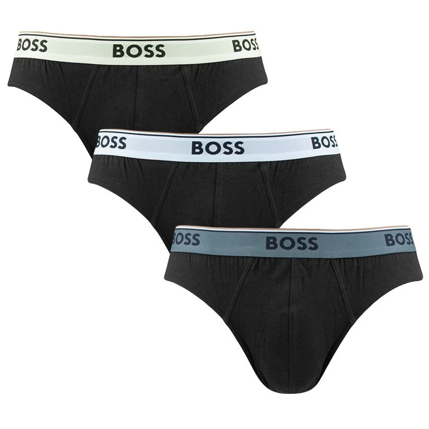 Hugo Boss BOSS power 3-pack herenslips combi zwart 963 Hugo Boss BOSS Power 3-pack Herenslips Combi Zwart 963 -Boxers Winkel