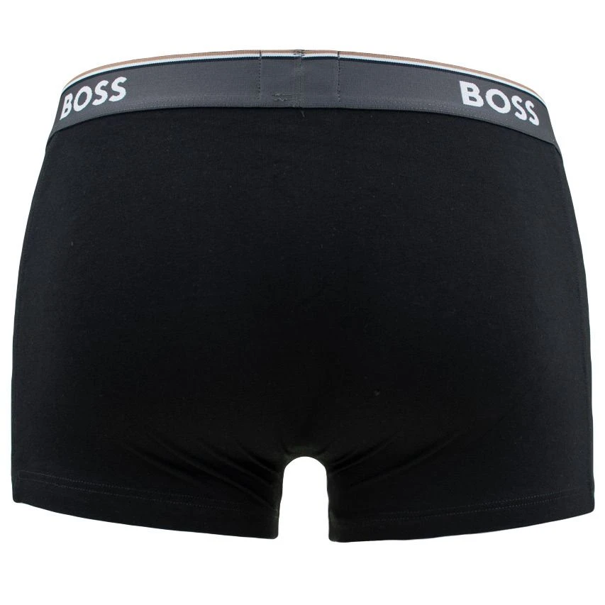 Hugo Boss BOSS power 3-pack boxer trunks basic zwart & grijs Hugo Boss BOSS Power 3-pack Boxer Trunks Basic Zwart & Grijs -Boxers Winkel