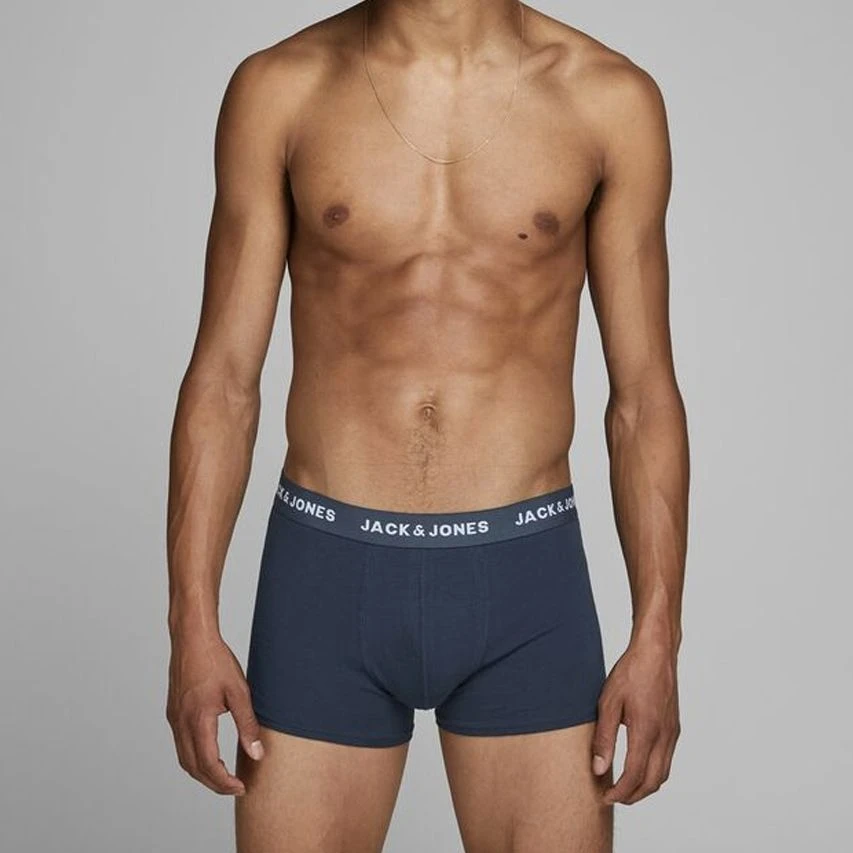 Jack & Jones 3-pack boxer trunks anthony blauw Jack & Jones 3-pack Boxer Trunks Anthony Blauw -Boxers Winkel