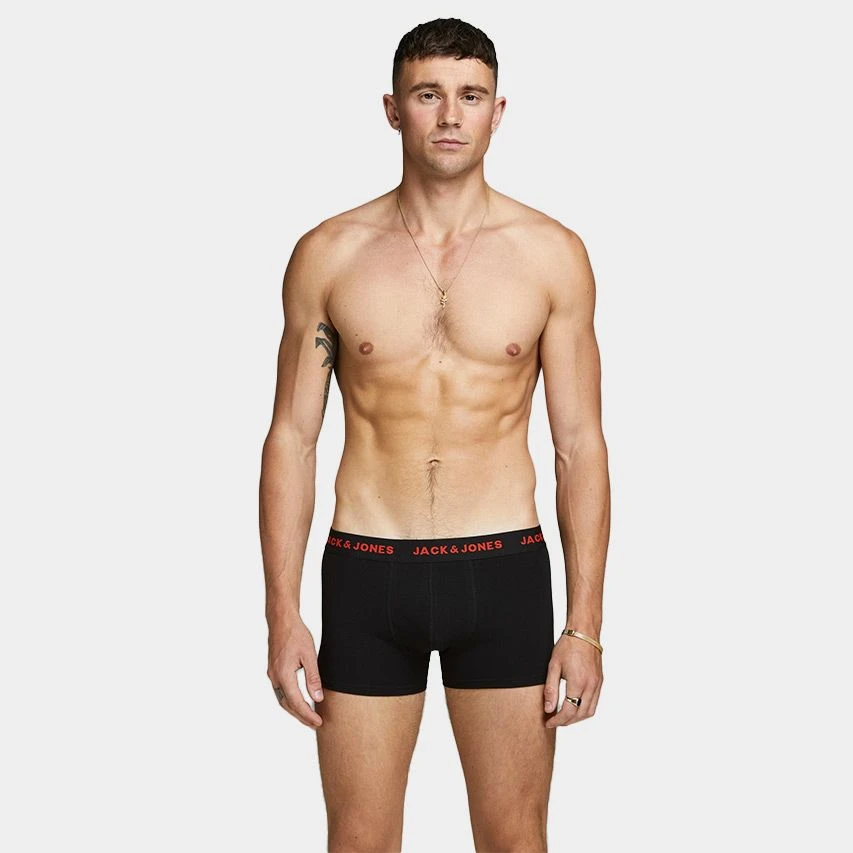 Jack & Jones 7-pack boxer trunks basic combi zwart Jack & Jones 7-pack Boxer Trunks Basic Combi Zwart -Boxers Winkel