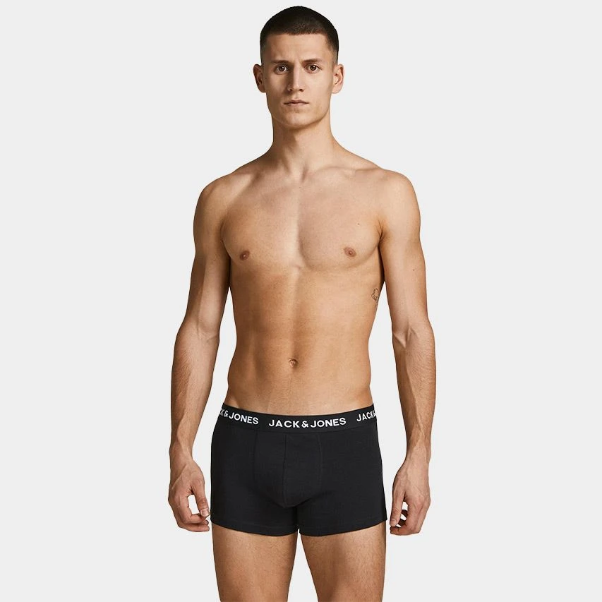 Jack & Jones 5-pack boxer trunks huey combi zwart Jack & Jones 5-pack Boxer Trunks Huey Combi Zwart -Boxers Winkel