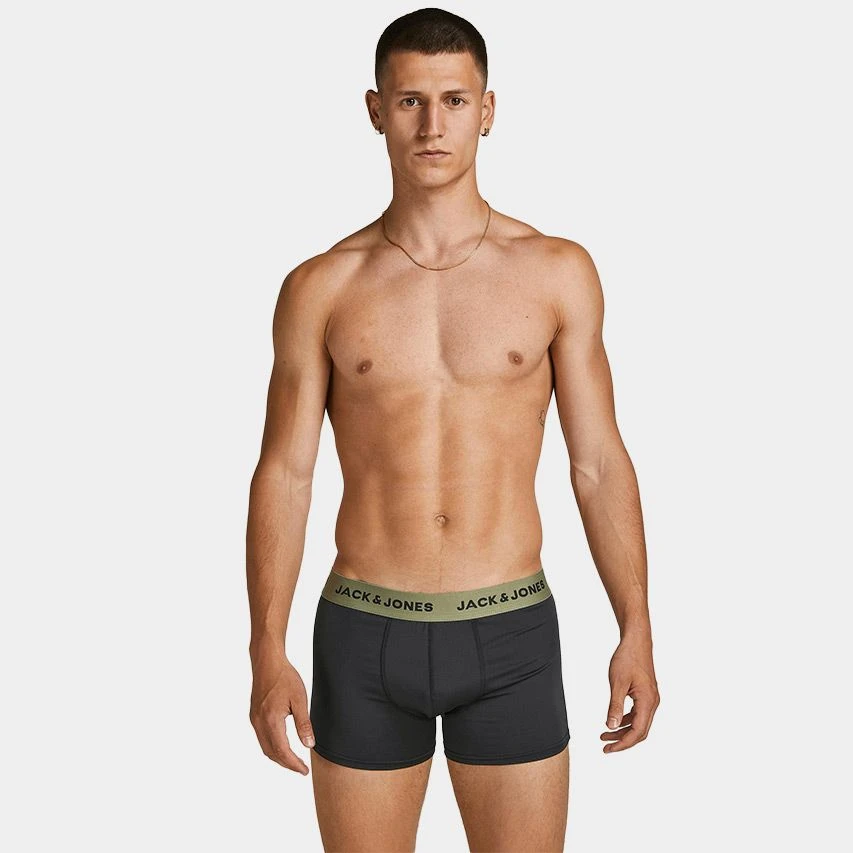 Jack & Jones 3-pack microfiber boxers flower zwart Jack & Jones 3-pack Microfiber Boxers Flower Zwart -Boxers Winkel