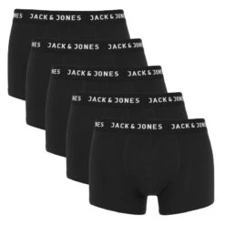 Jack & Jones 5-pack Boxers Huey Zwart