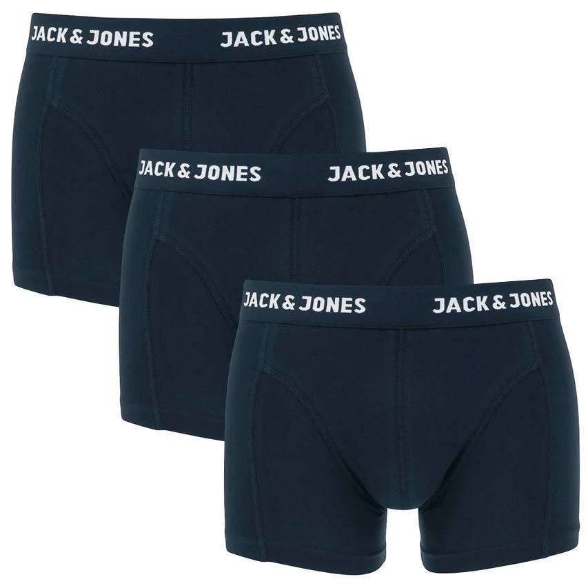Jack & Jones 3-pack boxer trunks anthony blauw Jack & Jones 3-pack Boxer Trunks Anthony Blauw -Boxers Winkel