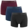Jack & Jones 3-pack Bamboe Boxers Basic Zwart, Blauw & Rood