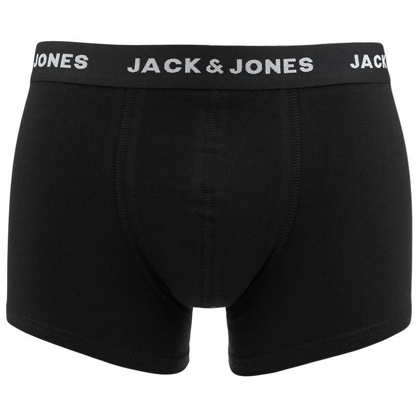 Jack & Jones 3-pack boxer trunks solid zwart Jack & Jones 3-pack Boxer Trunks Solid Zwart -Boxers Winkel