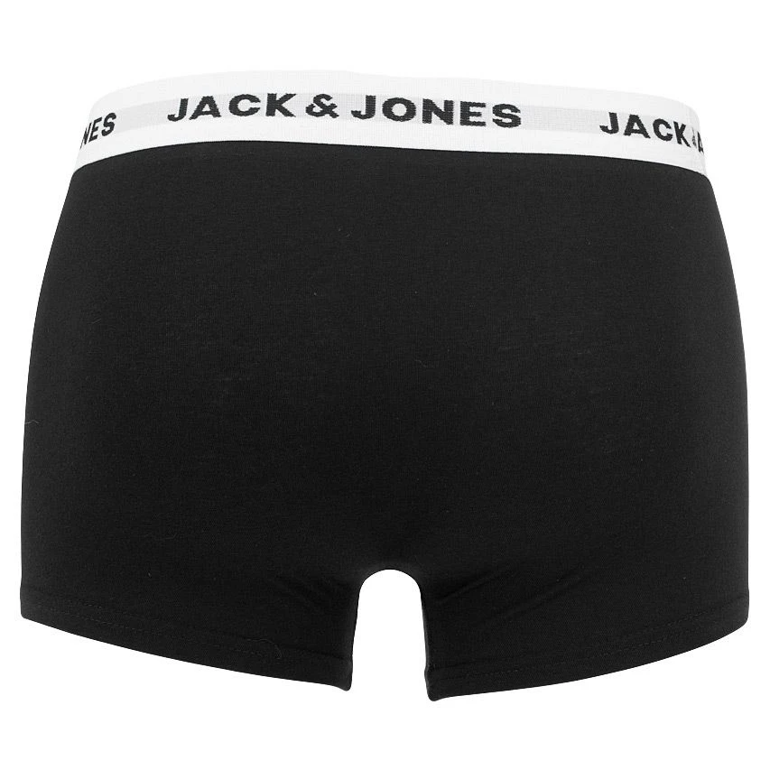 Jack & Jones 3-pack boxer trunks solid zwart Jack & Jones 3-pack Boxer Trunks Solid Zwart -Boxers Winkel