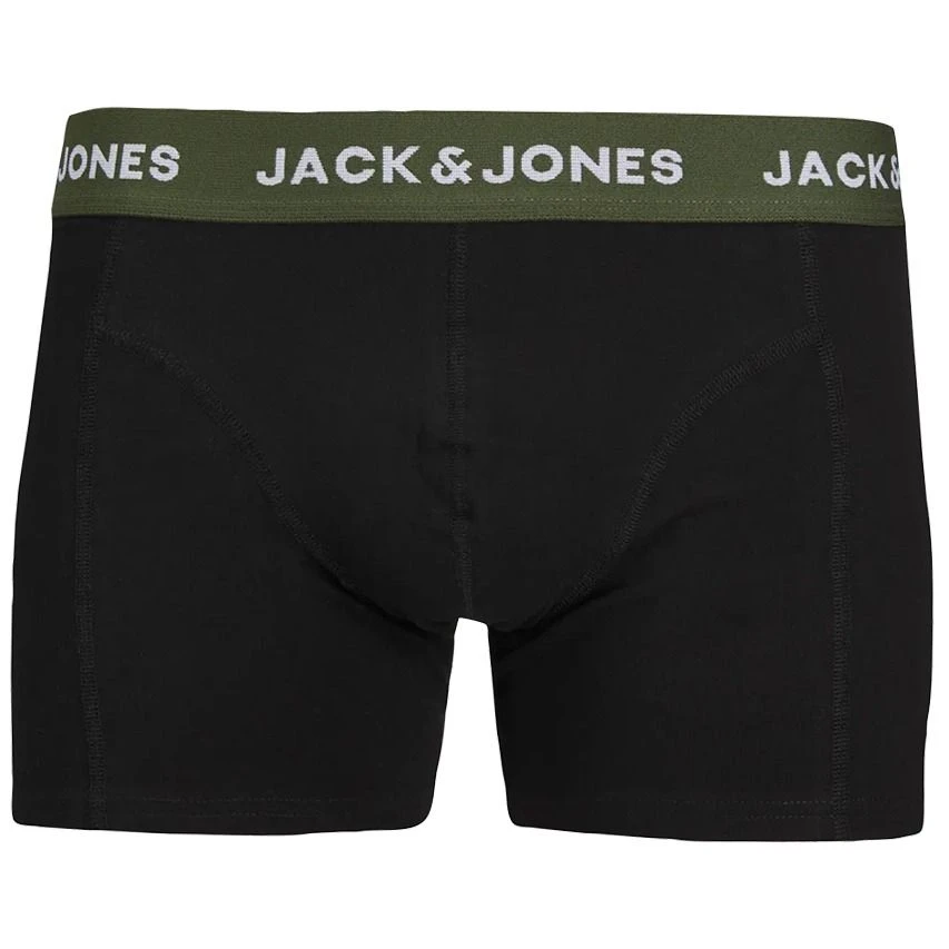 Jack & Jones 5-pack boxer trunks plus size oliver solid zwart Jack & Jones 5-pack Boxer Trunks Plus Size Oliver Solid Zwart -Boxers Winkel