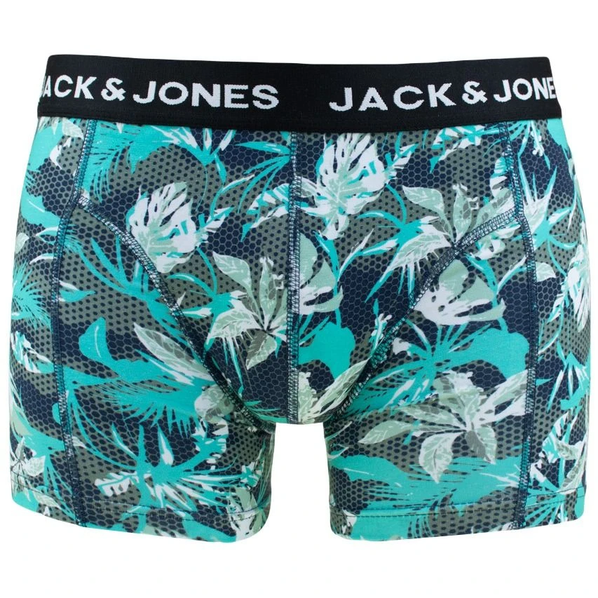 Jack & Jones 3-pack boxer trunks tasmania groen Jack & Jones 3-pack Boxer Trunks Tasmania Groen -Boxers Winkel