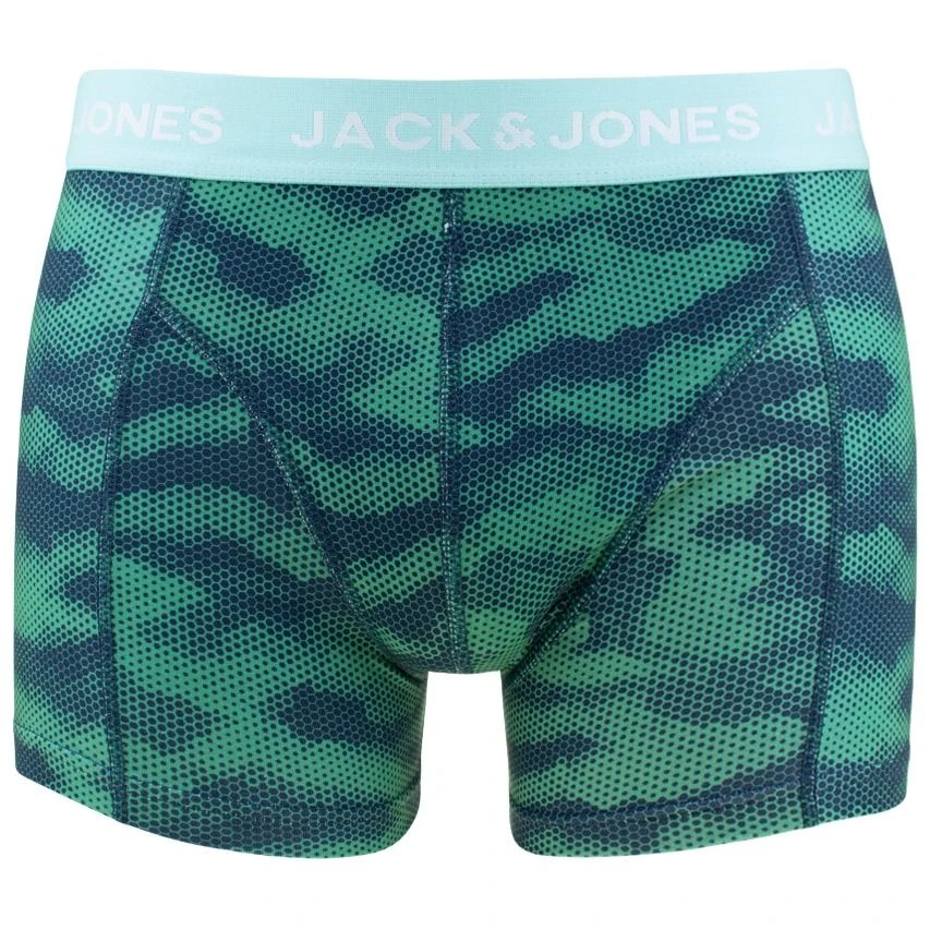 Jack & Jones 3-pack boxer trunks tasmania groen Jack & Jones 3-pack Boxer Trunks Tasmania Groen -Boxers Winkel