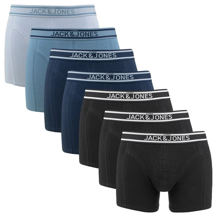 Jack & Jones 7-pack boxer trunks john solid multi Jack & Jones 7-pack Boxer Trunks John Solid Multi -Boxers Winkel