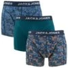 Jack & Jones 3-pack Boxer Trunks Maxwell Blauw & Groen