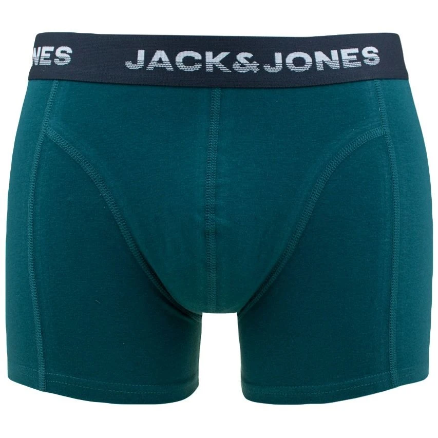 Jack & Jones 3-pack boxer trunks maxwell blauw & groen Jack & Jones 3-pack Boxer Trunks Maxwell Blauw & Groen -Boxers Winkel