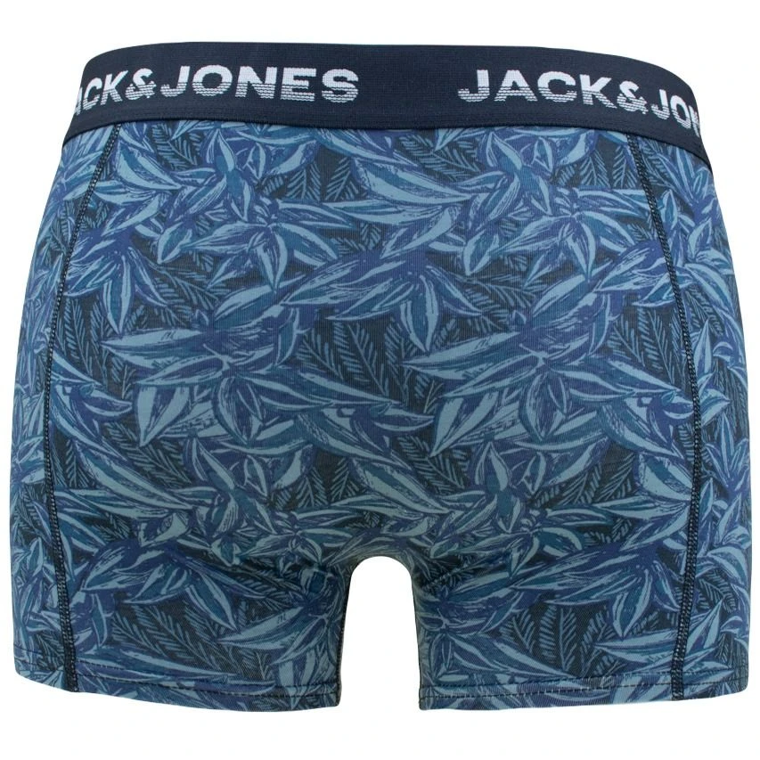 Jack & Jones 3-pack boxer trunks maxwell blauw & groen Jack & Jones 3-pack Boxer Trunks Maxwell Blauw & Groen -Boxers Winkel