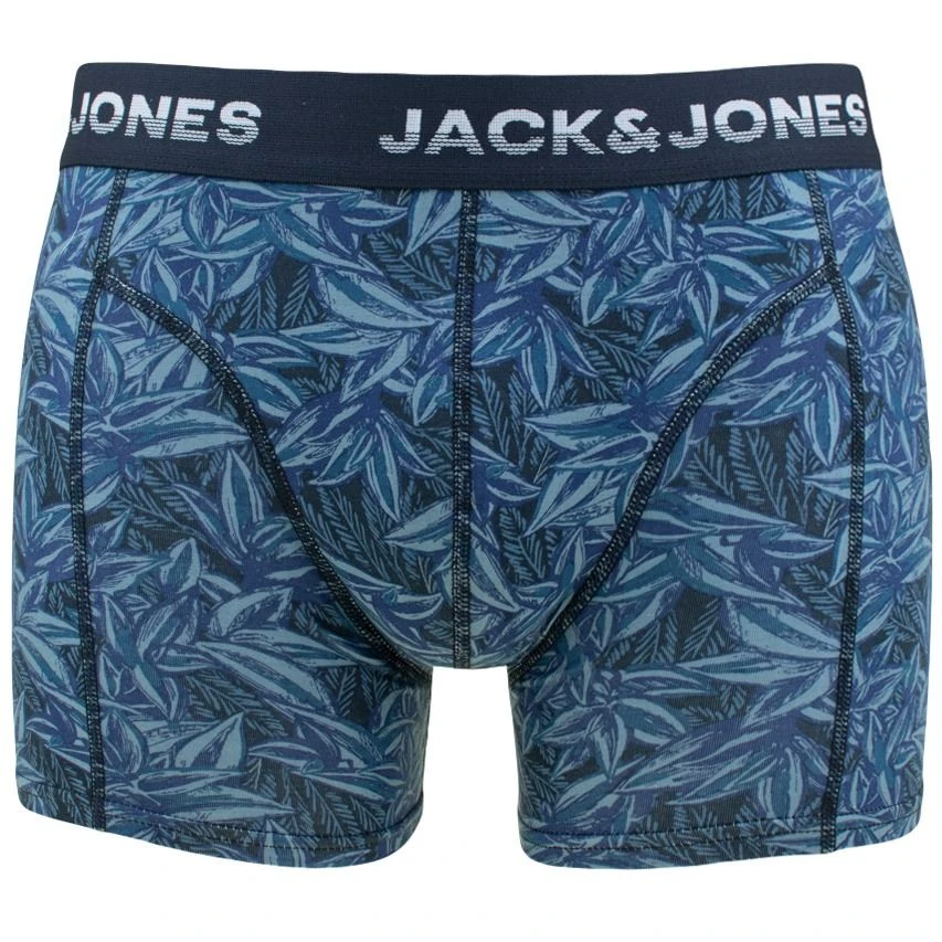 Jack & Jones 3-pack boxer trunks maxwell blauw & groen Jack & Jones 3-pack Boxer Trunks Maxwell Blauw & Groen -Boxers Winkel