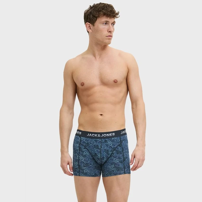 Jack & Jones 5-pack boxer trunks maxwell blauw & groen Jack & Jones 5-pack Boxer Trunks Maxwell Blauw & Groen -Boxers Winkel