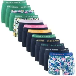 Jack & Jones 12-pack Boxer Trunks Fred Flamingo Multi