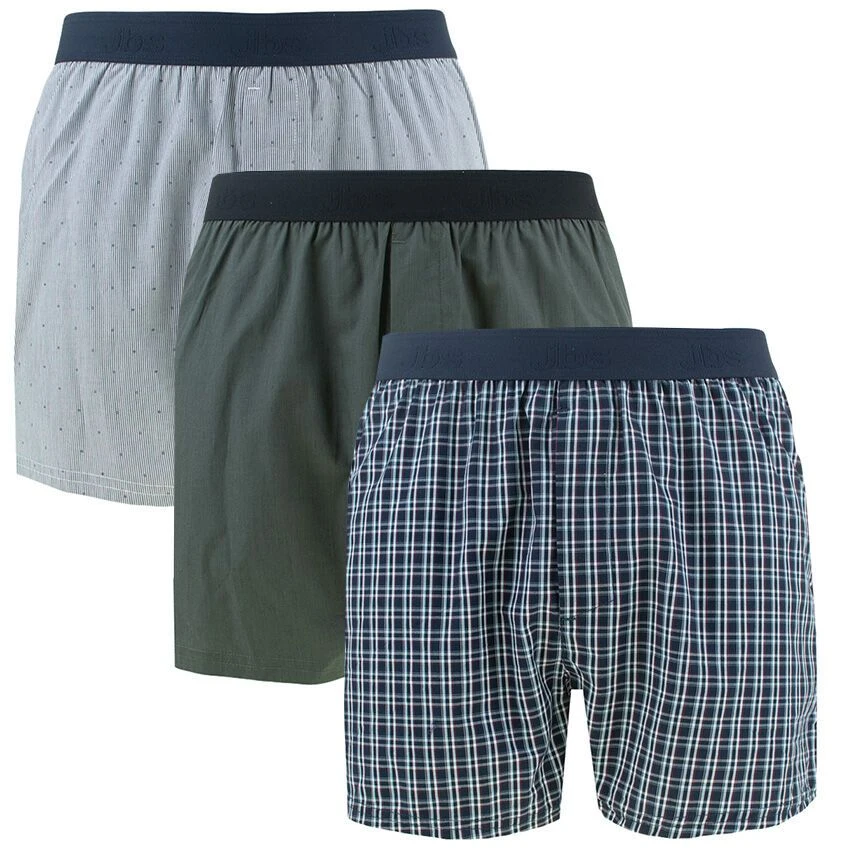 JBS woven boxers 3-pack multi JBS Woven Boxers 3-pack Multi -Boxers Winkel