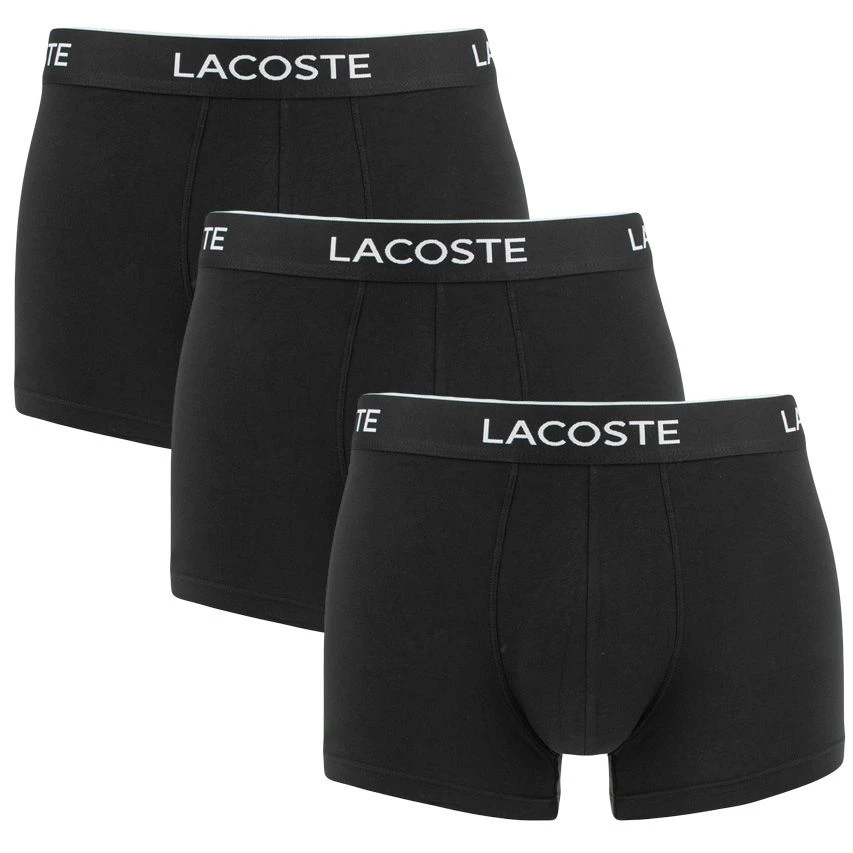 Lacoste 3-pack boxers basic zwart Lacoste 3-pack Boxers Basic Zwart -Boxers Winkel