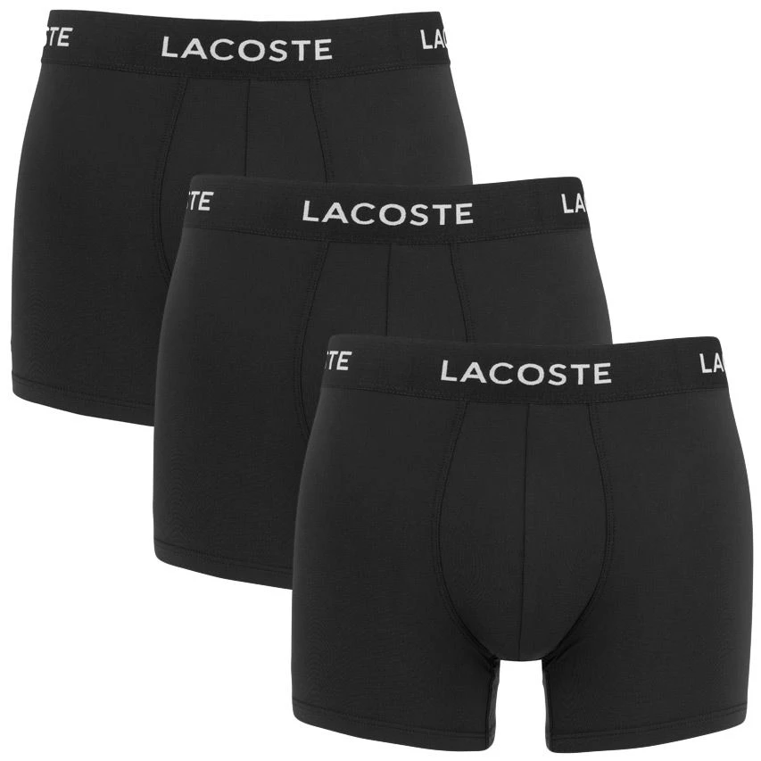 Lacoste 3-pack microfiber boxers motion basic zwart Lacoste 3-pack Microfiber Boxers Motion Basic Zwart -Boxers Winkel