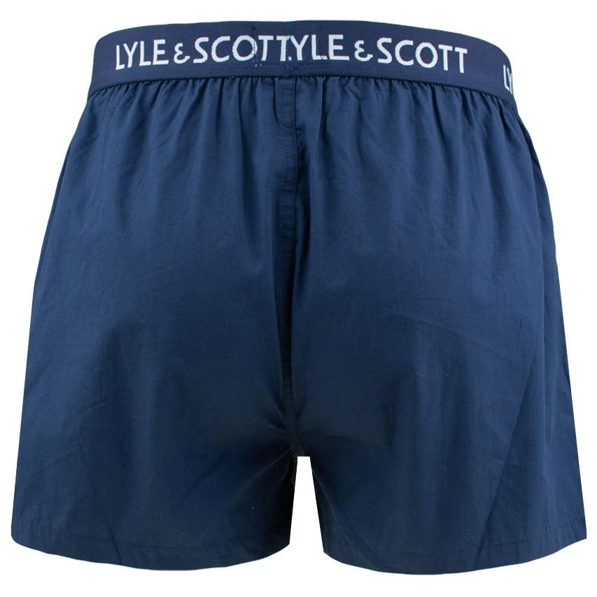 Lyle & Scott 3-pack wijde boxershorts lenny groen & blauw Lyle & Scott 3-pack Wijde Boxershorts Lenny Groen & Blauw -Boxers Winkel