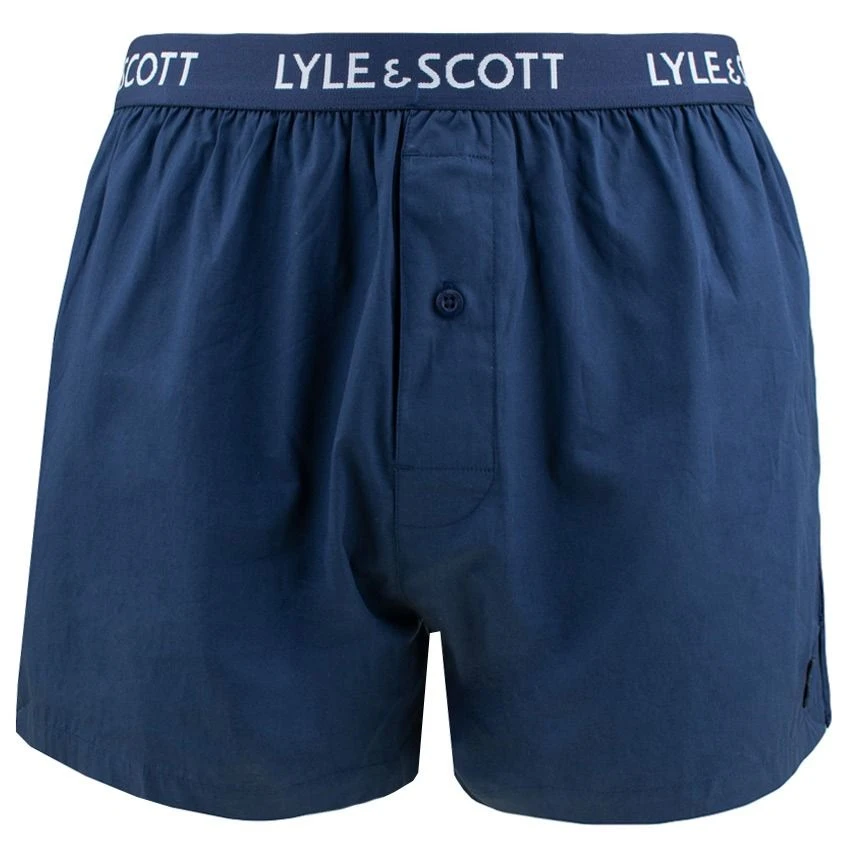 Lyle & Scott 3-pack wijde boxershorts lenny groen & blauw Lyle & Scott 3-pack Wijde Boxershorts Lenny Groen & Blauw -Boxers Winkel