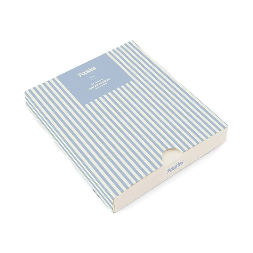 Pockies wijde boxershort ice striped blauw Pockies Wijde Boxershort Ice Striped Blauw -Boxers Winkel