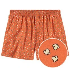 Pockies Wijde Boxershort Popcorn Oranje