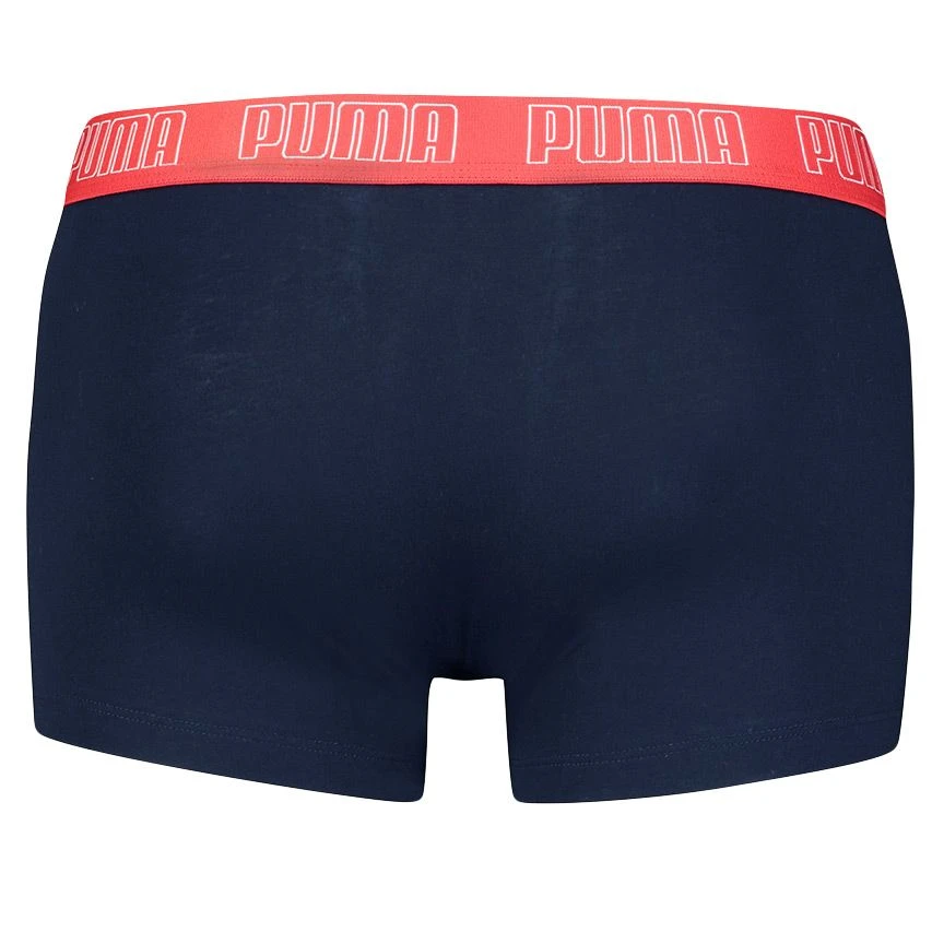 PUMA 2-pack boxer trunks basic blauw & grijs PUMA 2-pack Boxer Trunks Basic Blauw & Grijs -Boxers Winkel