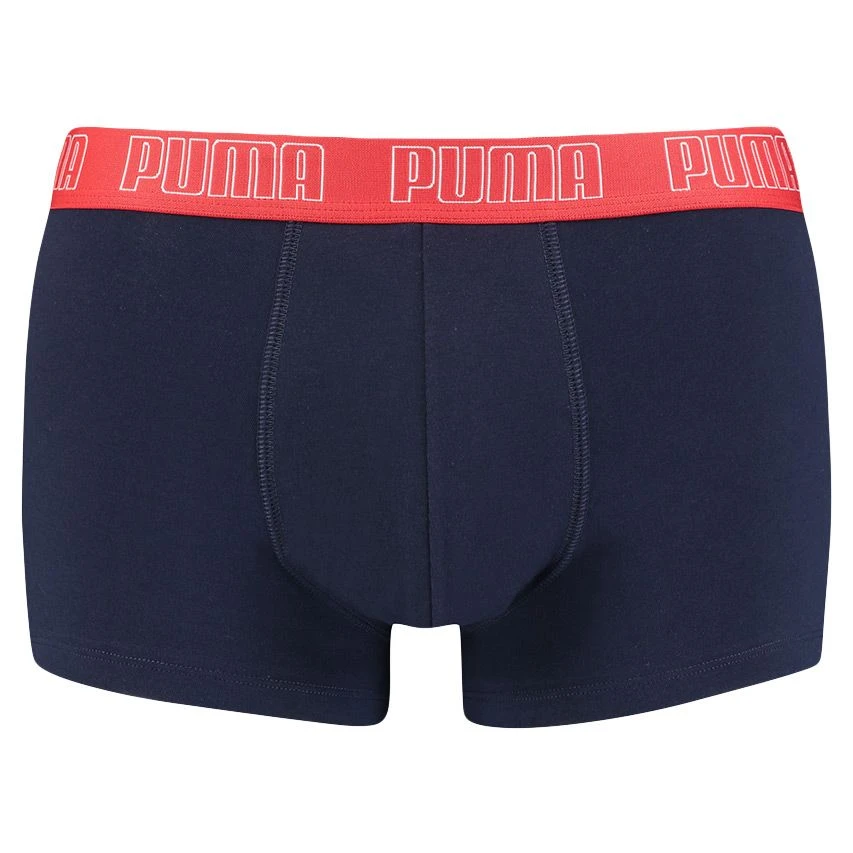 PUMA 2-pack boxer trunks basic blauw & grijs PUMA 2-pack Boxer Trunks Basic Blauw & Grijs -Boxers Winkel