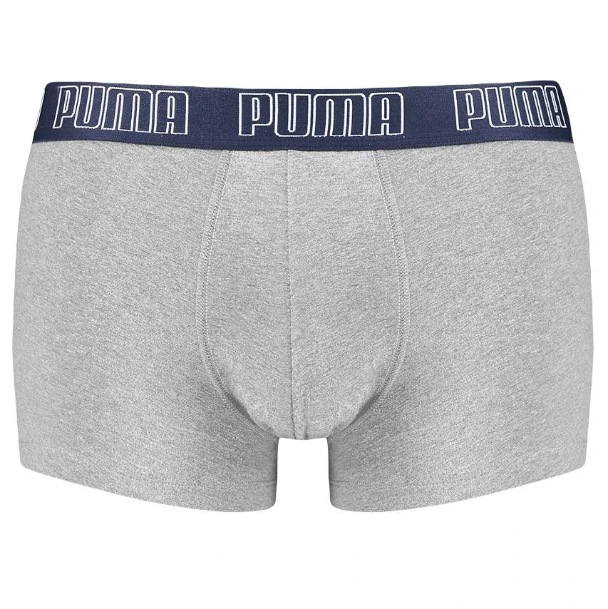 PUMA 2-pack boxer trunks basic blauw & grijs PUMA 2-pack Boxer Trunks Basic Blauw & Grijs -Boxers Winkel