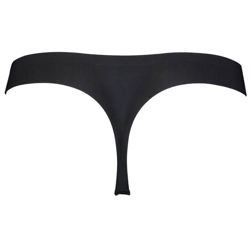 PUMA dames 2-pack microfiber strings seamless zwart PUMA Dames 2-pack Microfiber Strings Seamless Zwart -Boxers Winkel