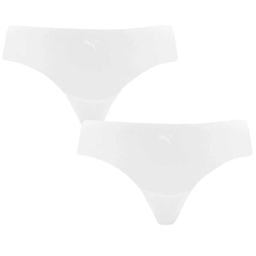 PUMA dames 2-pack microfiber strings seamless wit PUMA Dames 2-pack Microfiber Strings Seamless Wit -Boxers Winkel