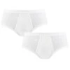 Schiesser Original Classics 2-pack Sport Herenslip Dubbelrib Wit