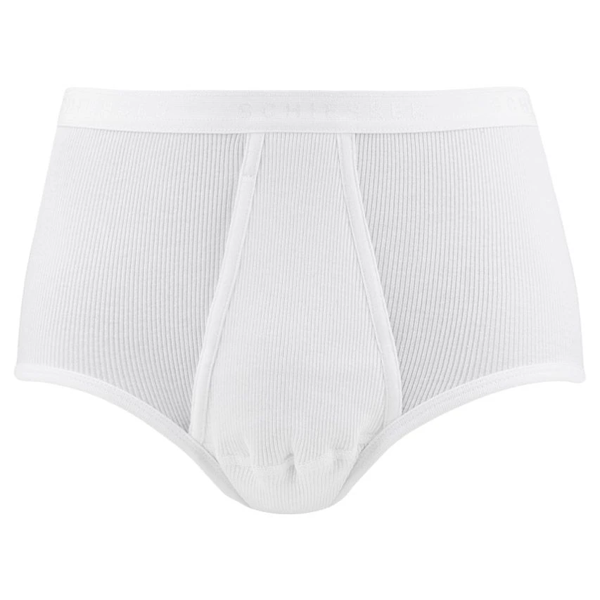 Schiesser original classics herenslip dubbelrib wit Schiesser Original Classics Herenslip Dubbelrib Wit -Boxers Winkel