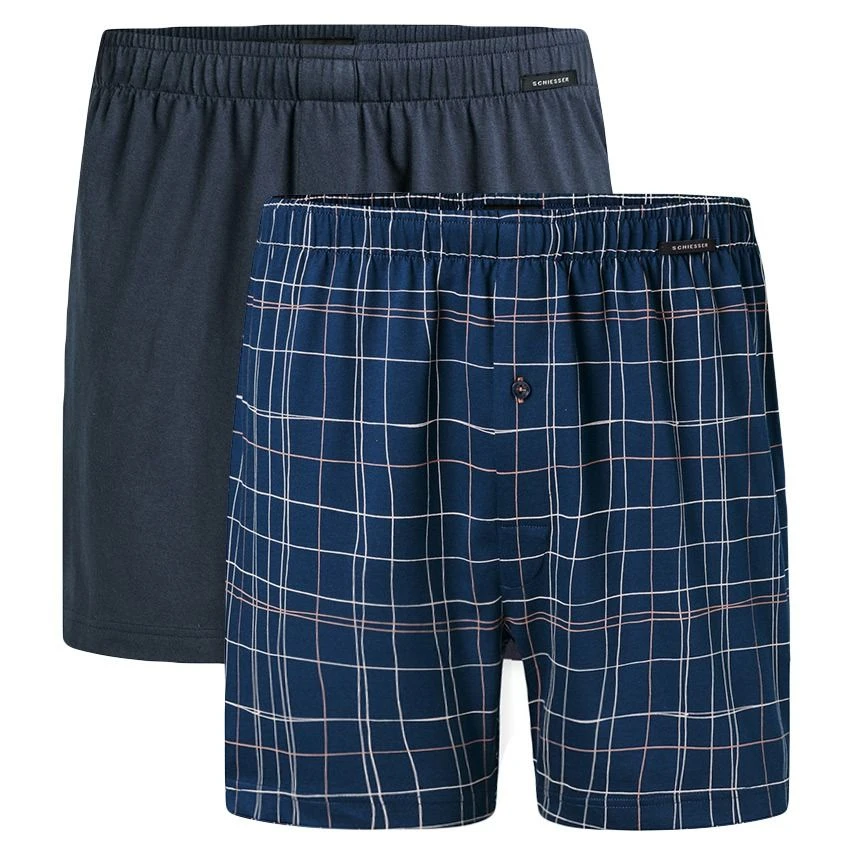 Schiesser 2-pack wijde boxershorts check print blauw Schiesser 2-pack Wijde Boxershorts Check Print Blauw -Boxers Winkel aHR0cHM6Ly93d3cuYm94ZXJzLm5sL21lZGlhL2NhdGFsb2cvcHJvZHVjdC9zL2Mvc2NoaWVzc2VyXzE4MjQyNy05MjJfMi5qcGc c3RvcmU9Ym94ZXJzX25sJmltYWdlLXR5cGU9aW1hZ2U
