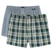 Schiesser 2-pack Wijde Boxershorts Basic Check Multi